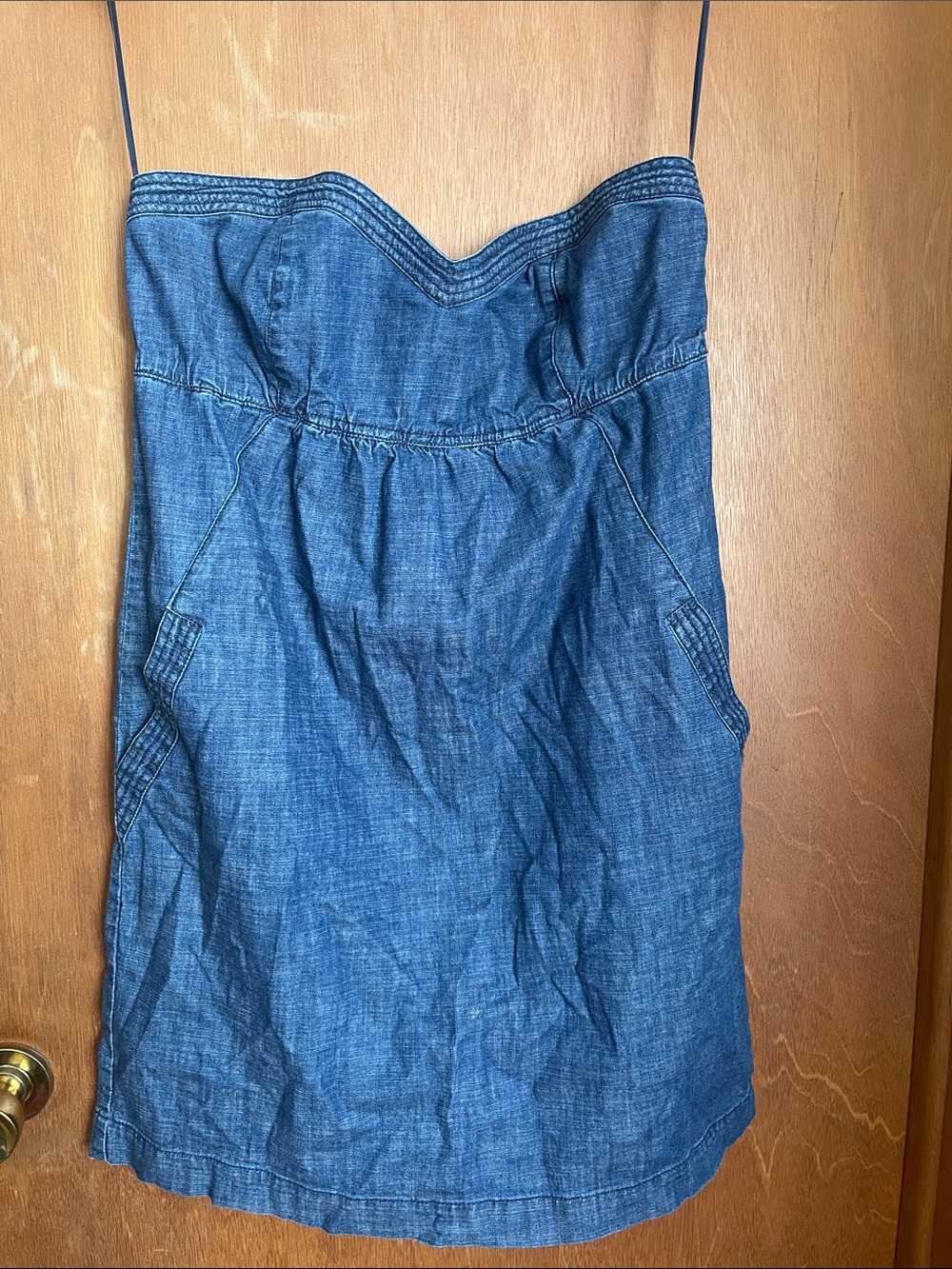American Eagle Outfitters Dark Blue Denim Dress